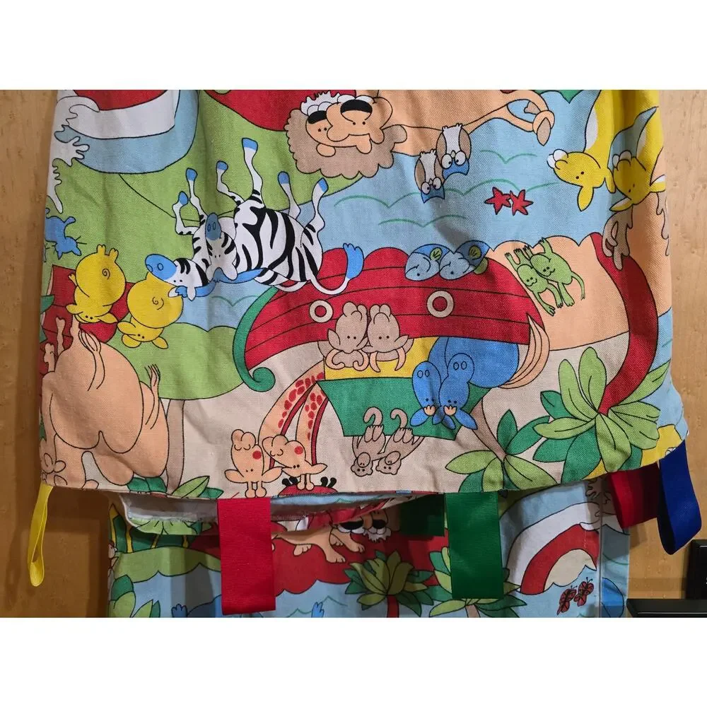 Vintage Noah's Ark Curtain Panels (2)